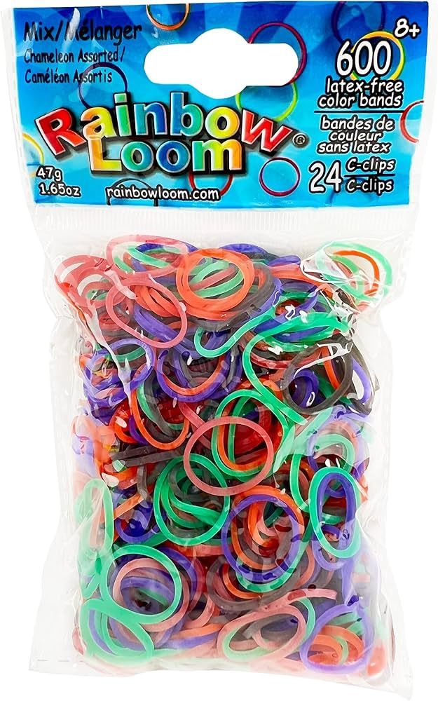 Rainbow Loom / Élastique Bands - Chameleon