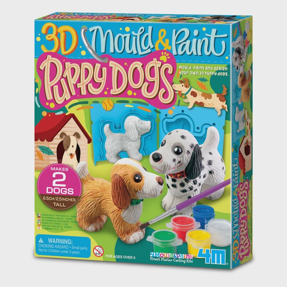 Moule et peinture 3D / Chiots