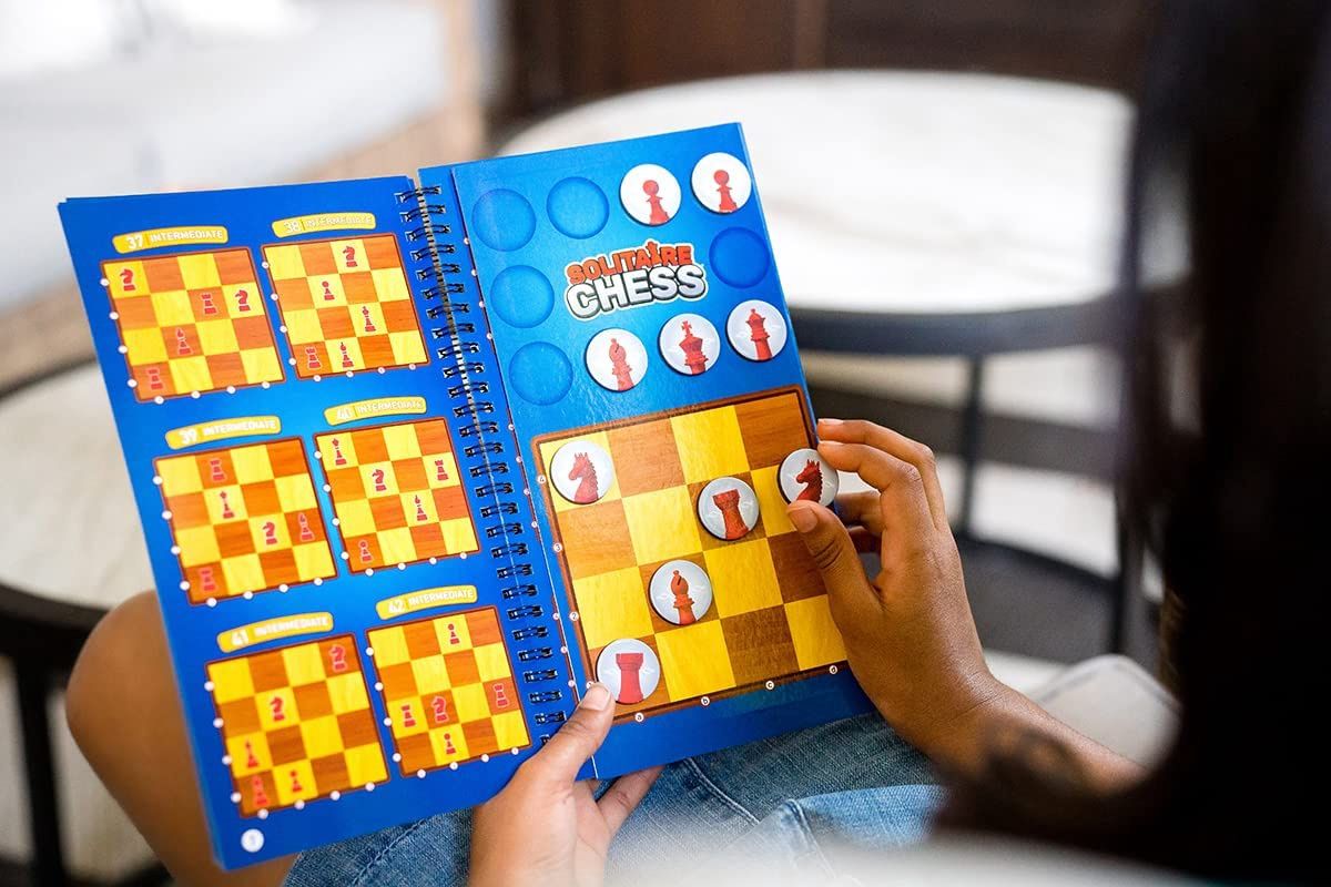 Chess solitaire magnétique pour voyage