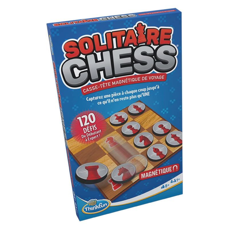 Chess solitaire magnétique pour voyage