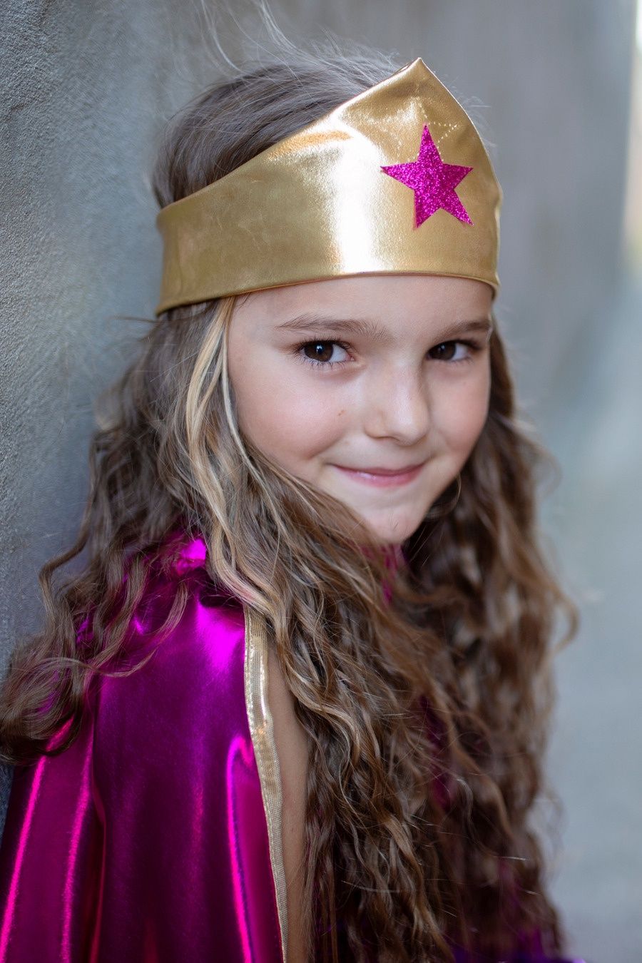 Costume Robe Super-Heros étoile (5-6)