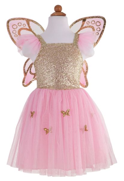 Robe Papillon doré (5-7)