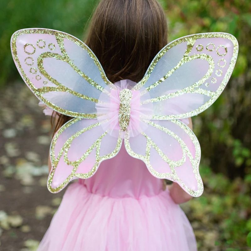 Robe Papillon doré (5-7)