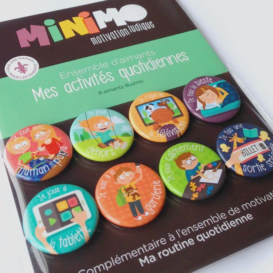 Mes activités quotidiennes (8 aimants)