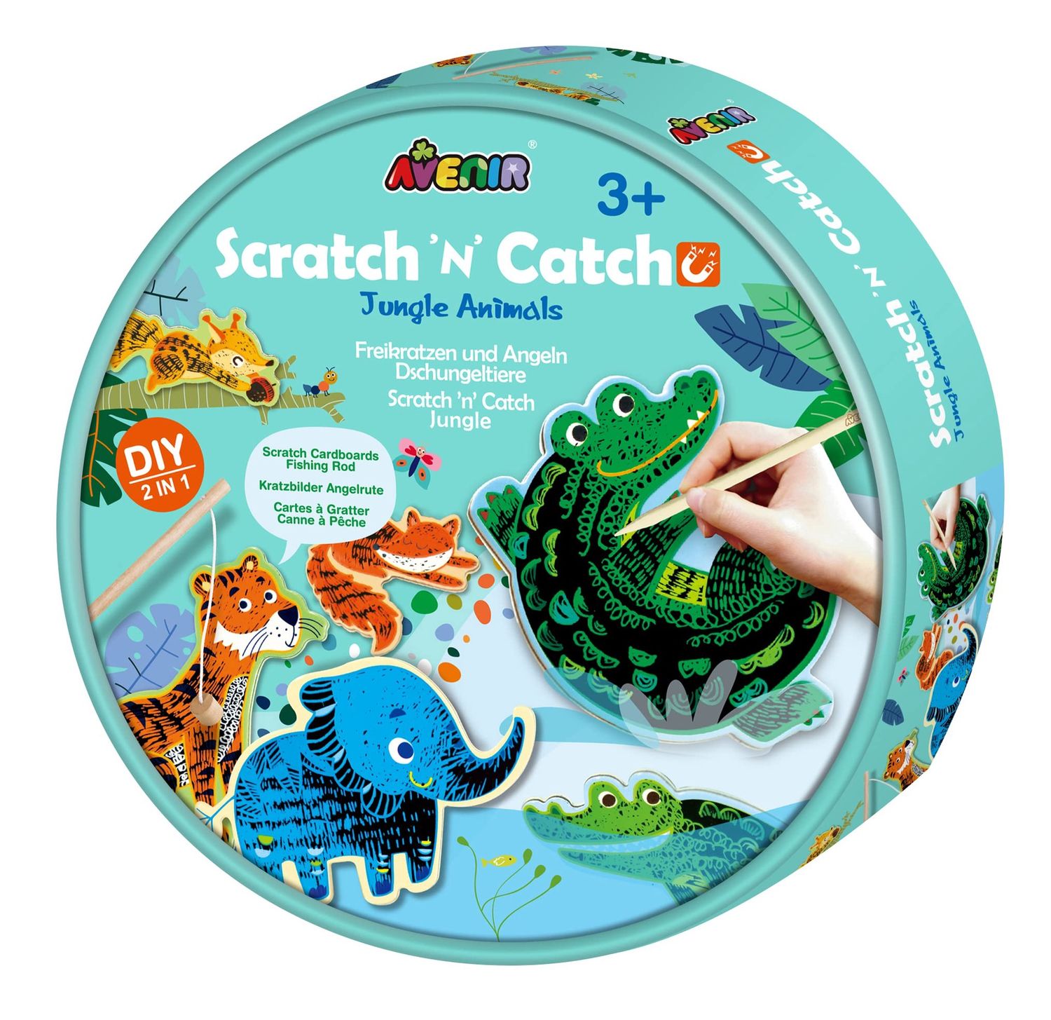 Scratch &#39;N&#39; Catch - Jungle Animals