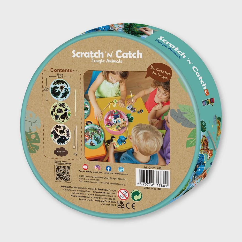Scratch &#39;N&#39; Catch - Jungle Animals