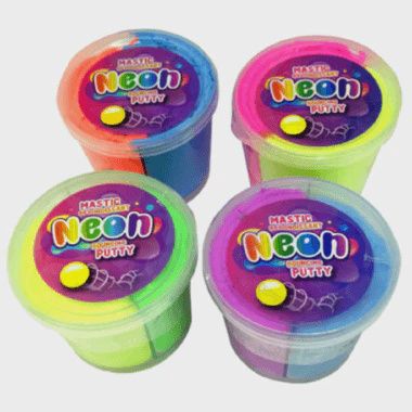 Néon bouncing putty