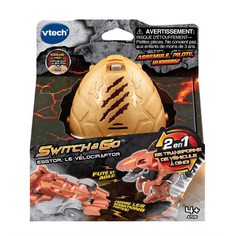 Switch &amp; Go - EggTor, le vélociraptor