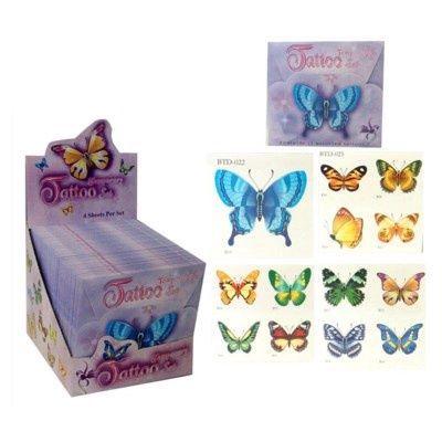 Tatouage / Papillons (4 fls)