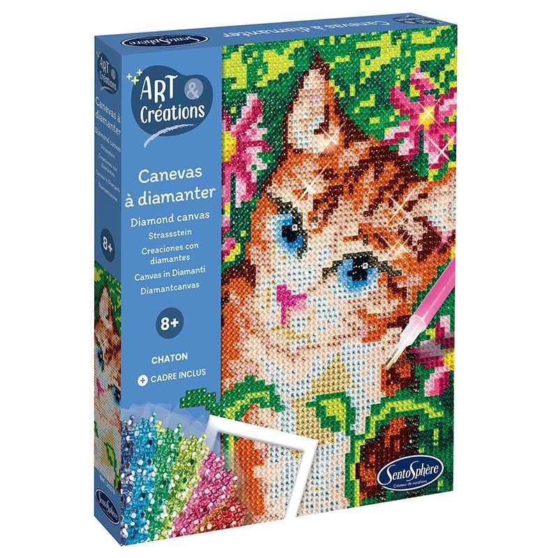 Canevas à diamanter / Chat