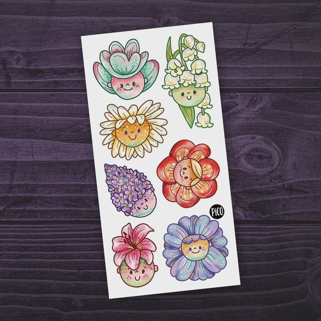 Tatouage temporaire - Filles-fleurs