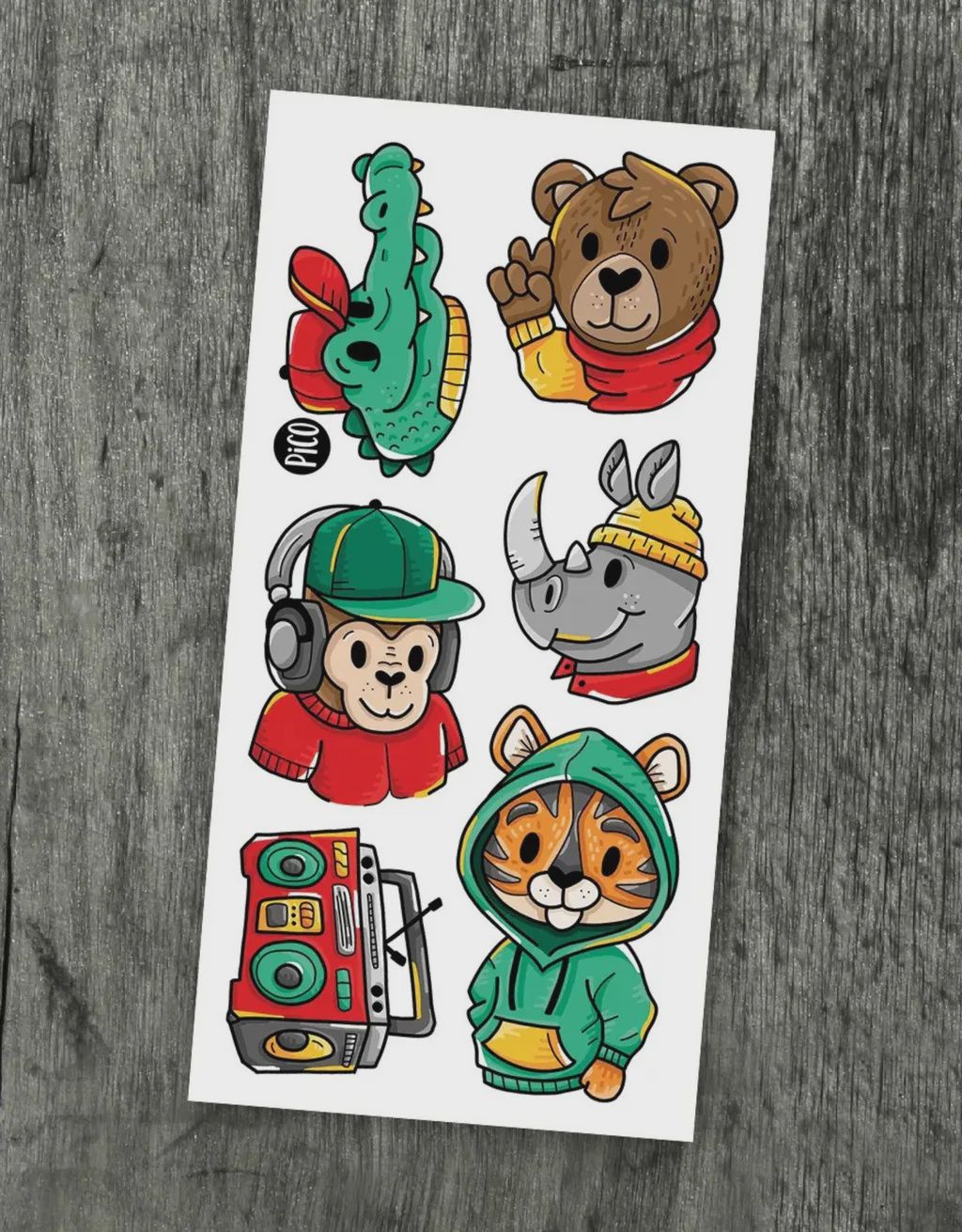 Tatouage temporaire - Gang des cools