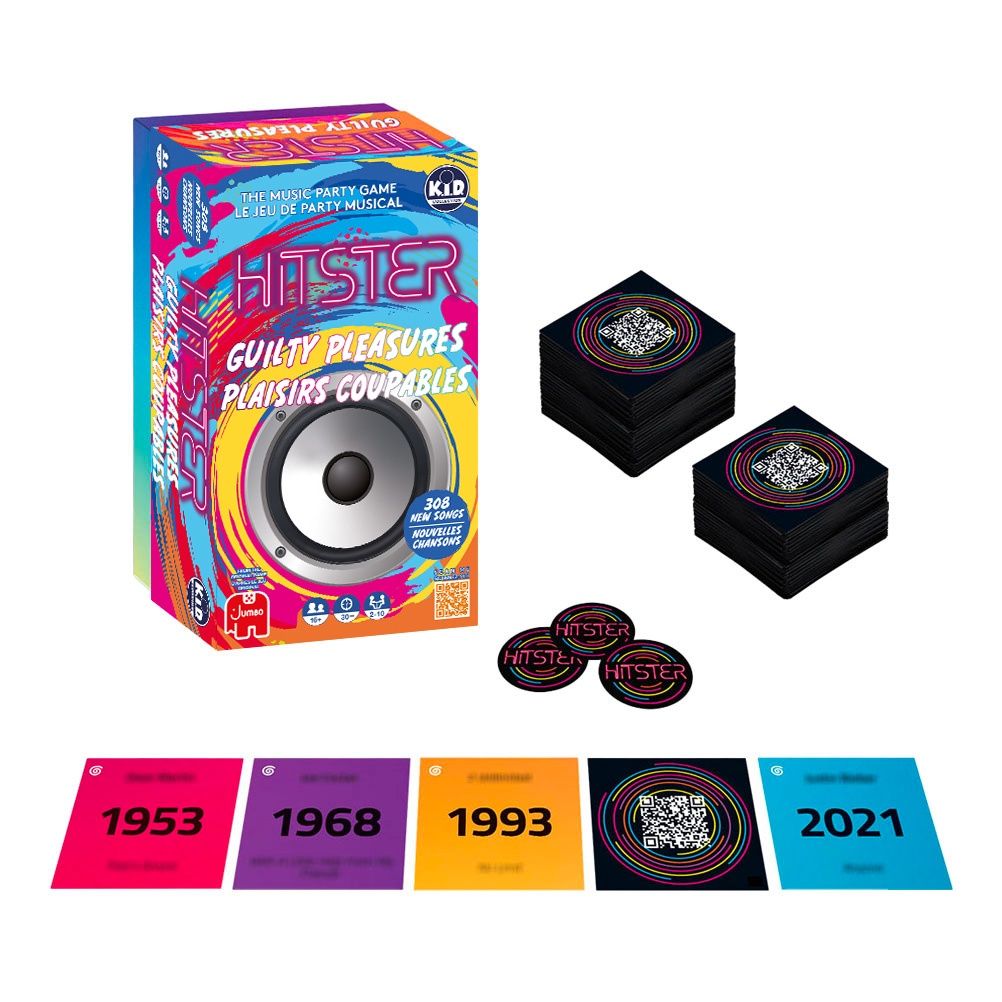 Hitster - Plaisirs Coupables / Jeu de party musical