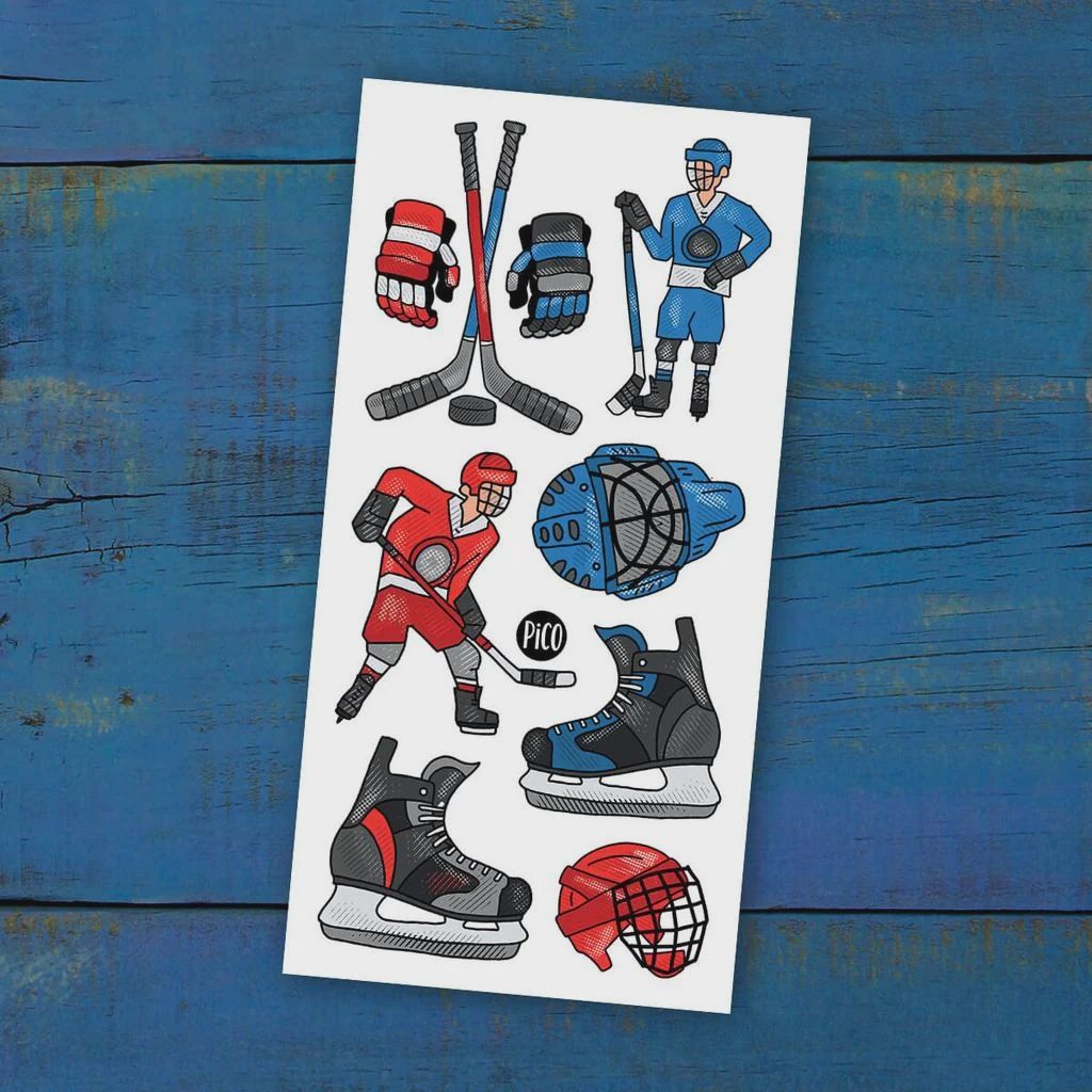 Tatouage Temporaire - La folie du Hockey / The madness of hockey