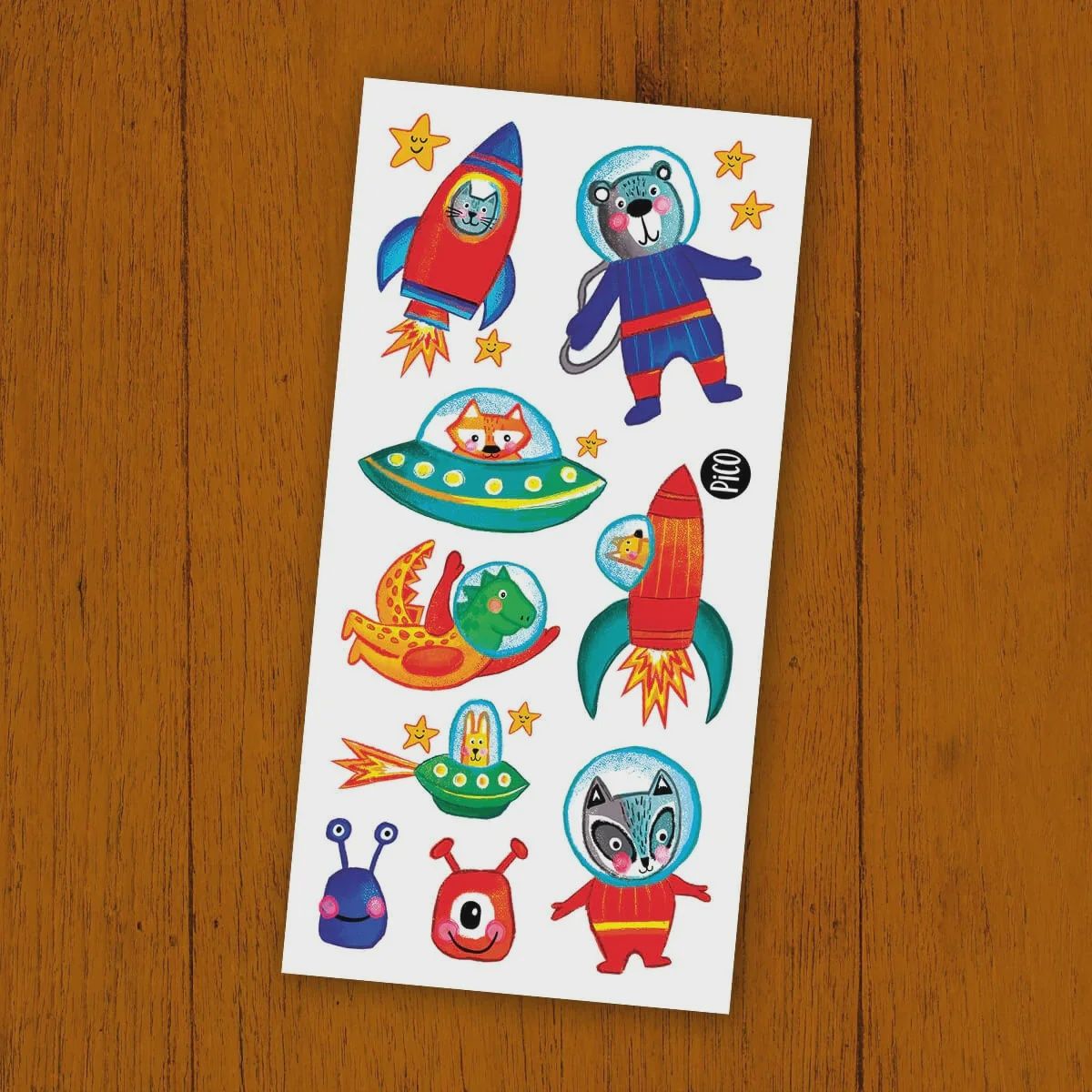 Tatouage Temporaire - Les astronautes animaliers / The Animal Astronauts