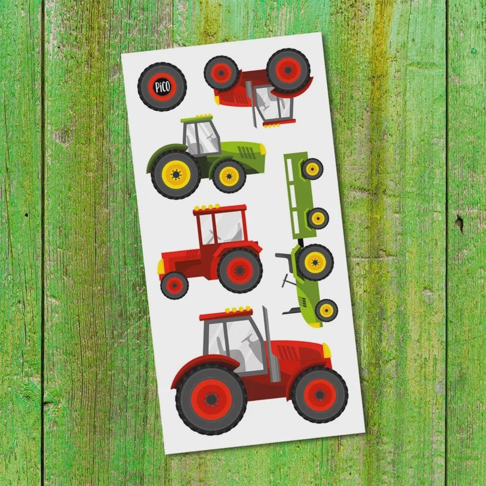 Tatouage Temporaire - Les tracteurs / The Tractors
