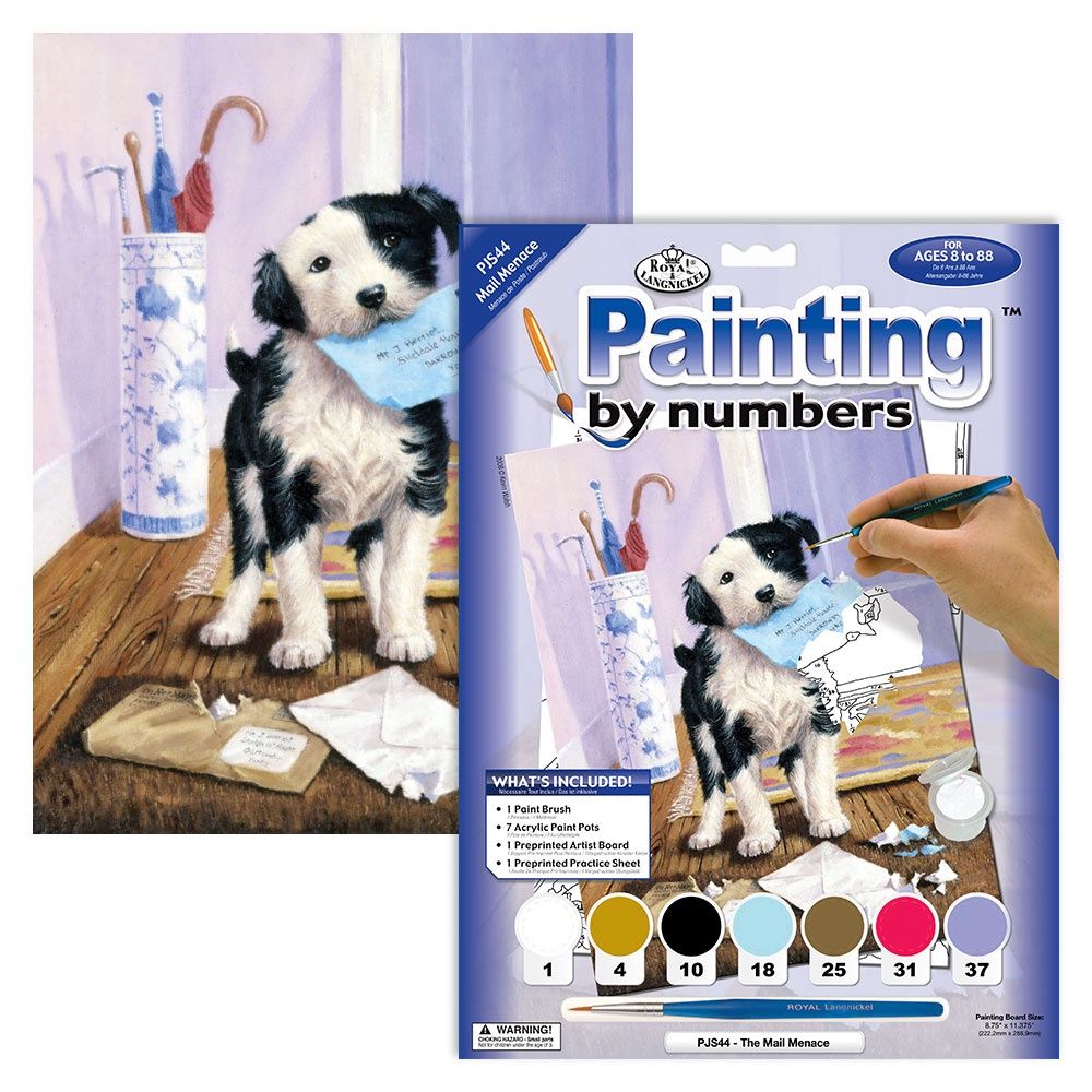 Peinture à numéros junior / La Menace du Courrier
