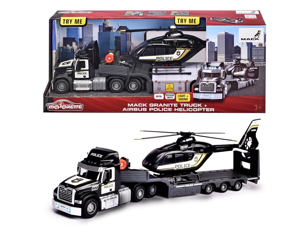 Camion Mack + Hélicoptère de police