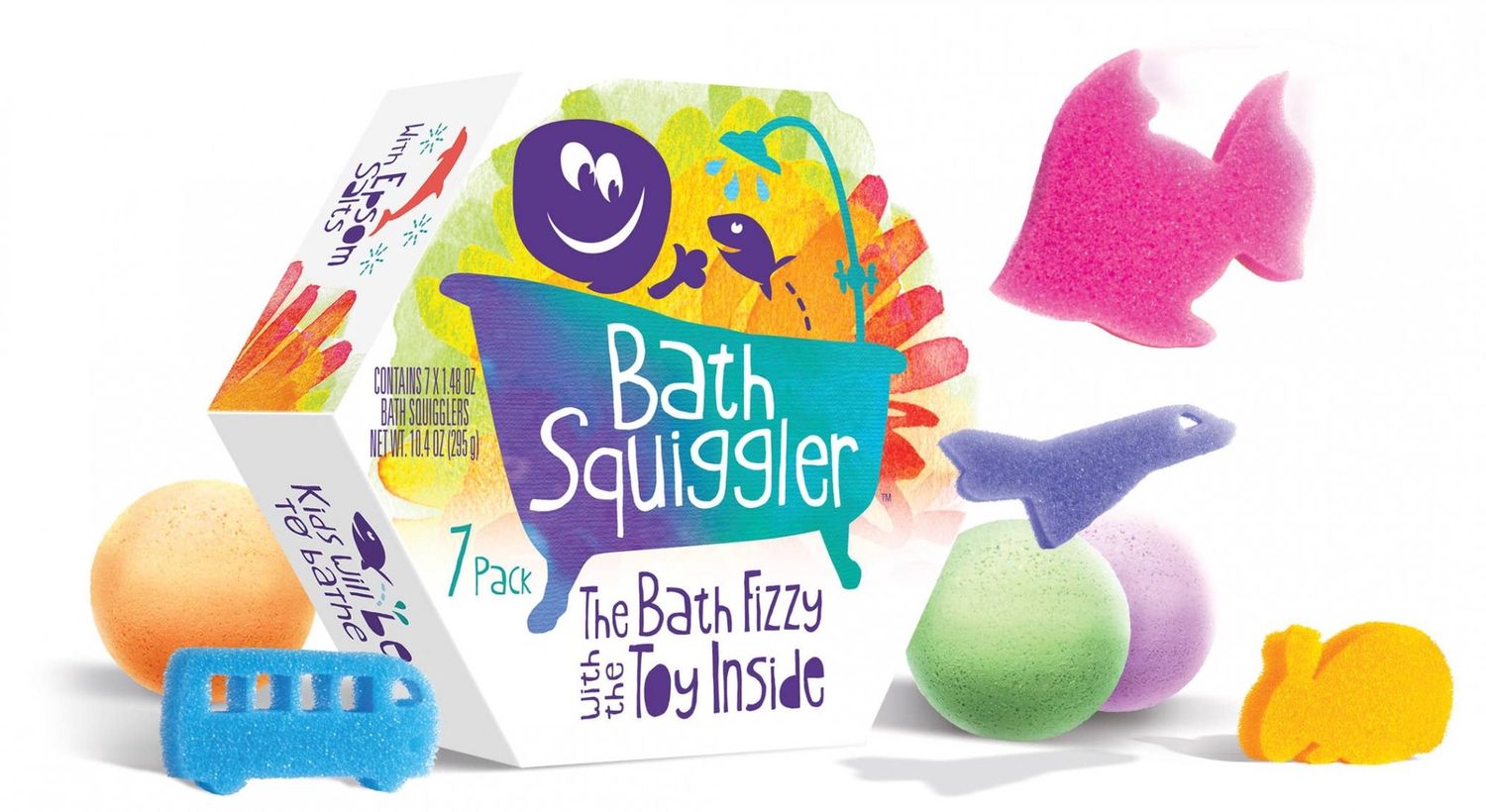 Bombes de bain - Squigglers (Boite de 7)