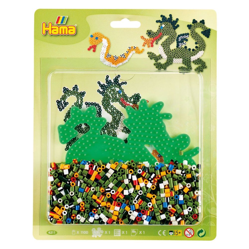 Ensemble de perles Hama - Dragons