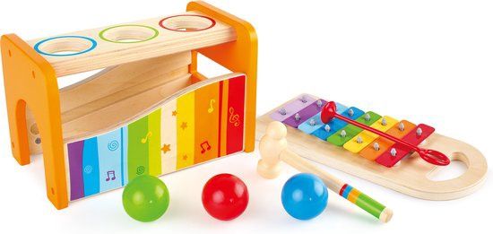 Tape la balle et xylophone
