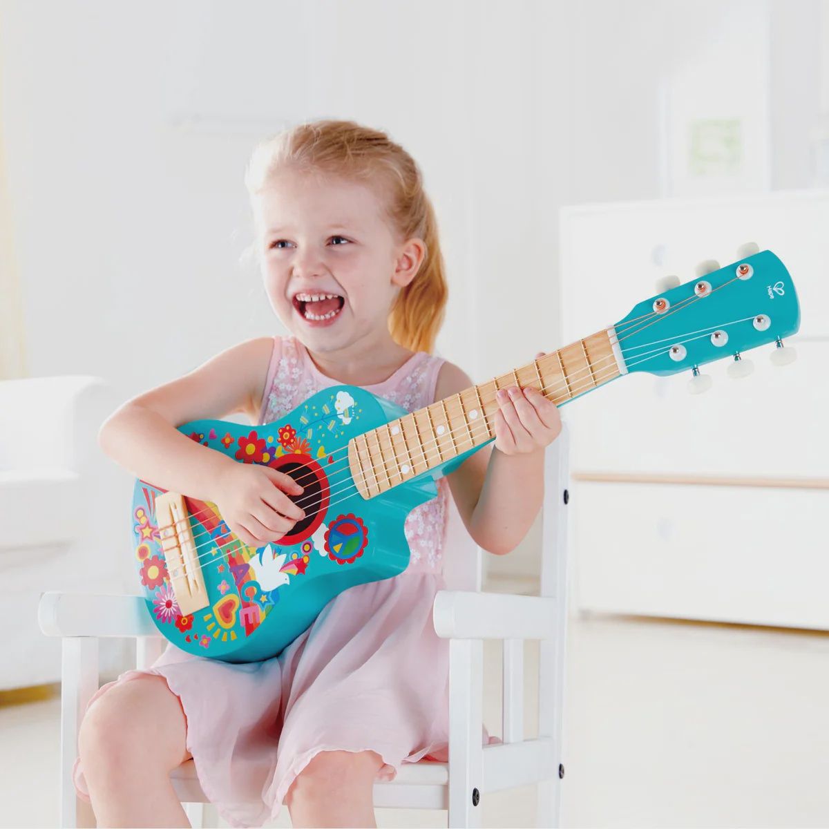 Guitare Flower Power