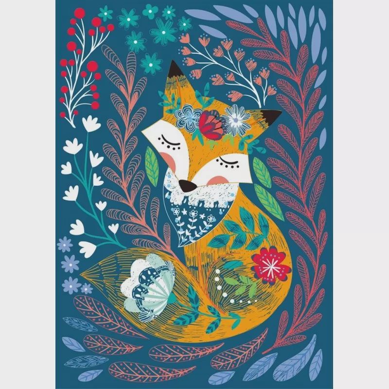 Scratch / Grand cahier à gratter - Jardin secret