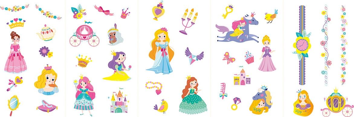 Nail Stickers &amp; Tattoos - Princess