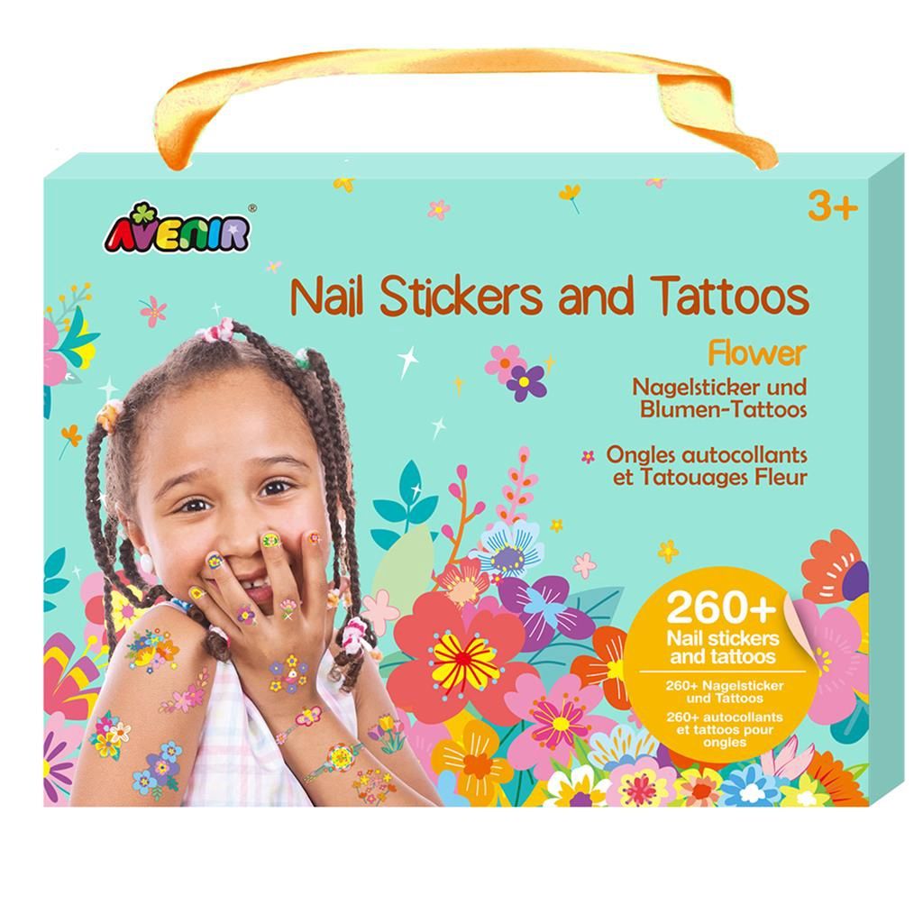 Nail Stickers &amp; Tattoos - Flower