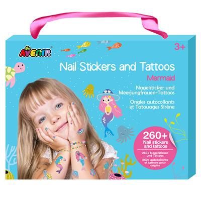 Nail Stickers &amp; Tattoos - Mermaid