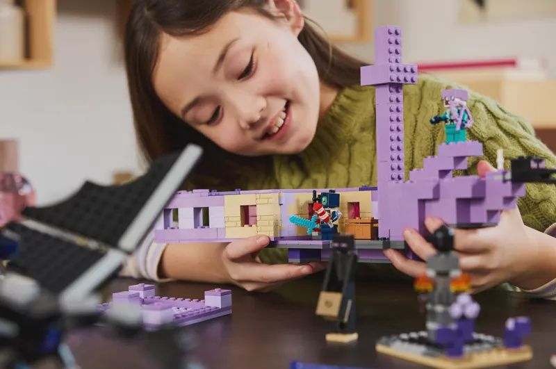 21264 / Minecraft - Le dragon et le navire de l’ Ender