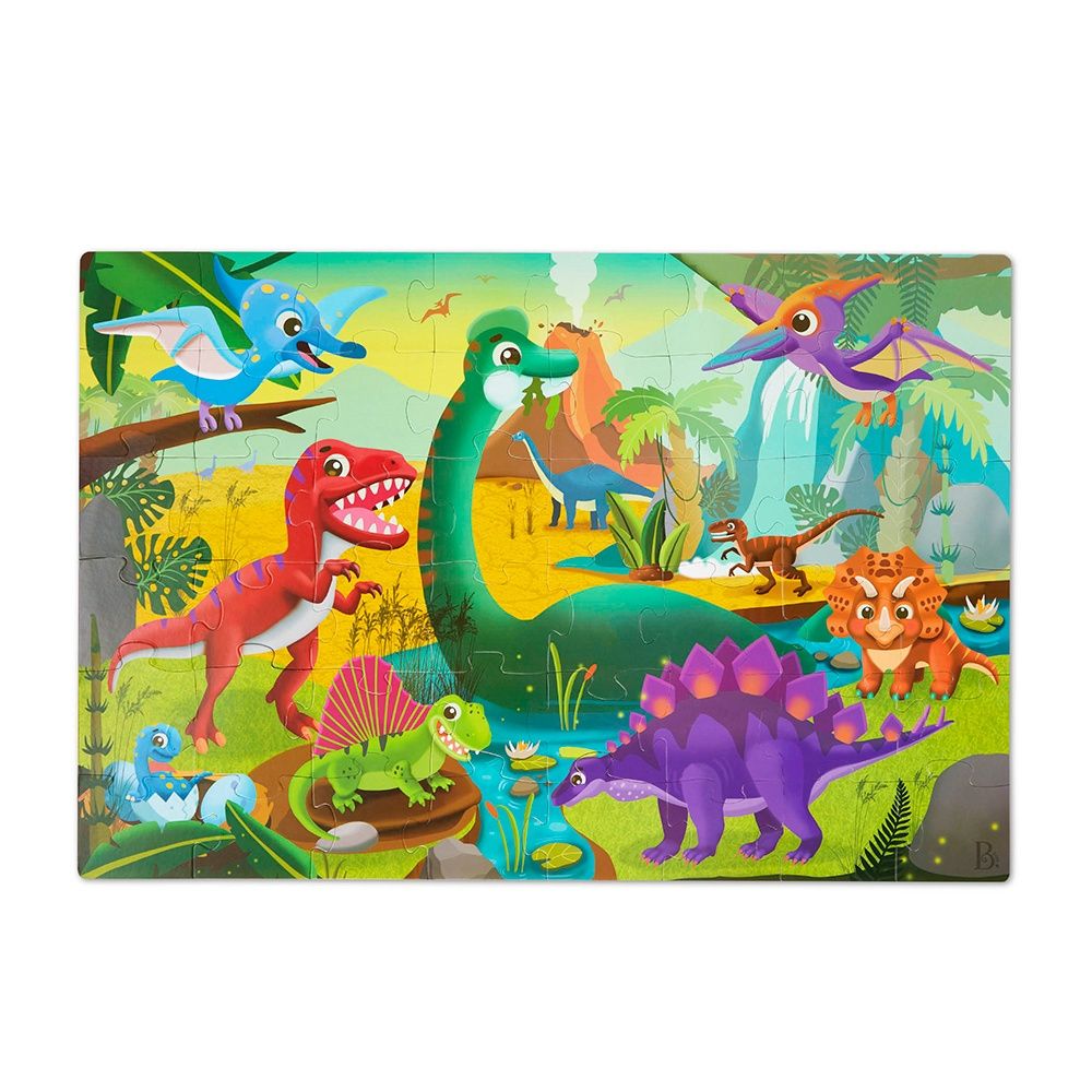 C.T. de plancher géant / Dinosaures (48 mcx)