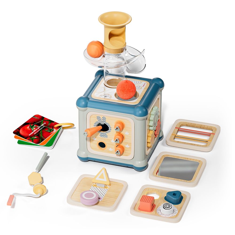 Cube d&#39;activité maître de la motricité 10-en-1