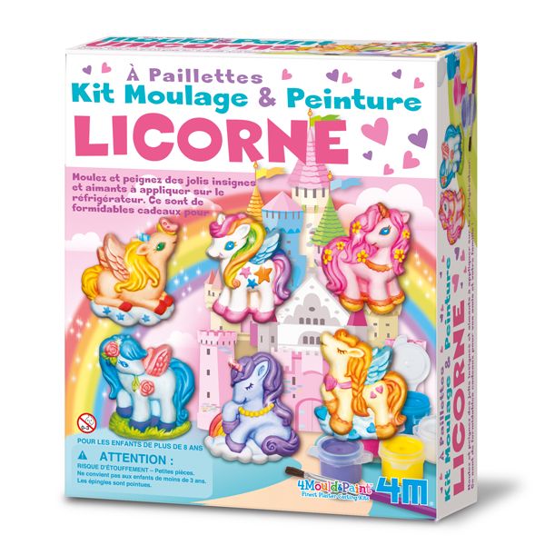 Moulage et peinture / Licorne (Mould &amp; Paint Unicorns) (ML)