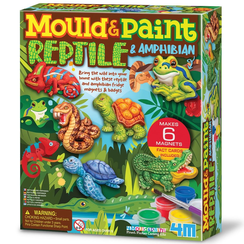 Moule et peint / Reptiles et amphibiens