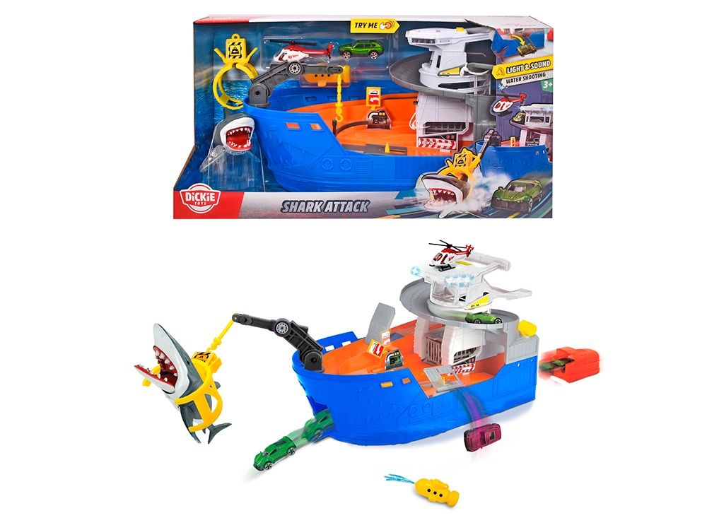 Bateau "Attaque de requin"( 41,5 cm)