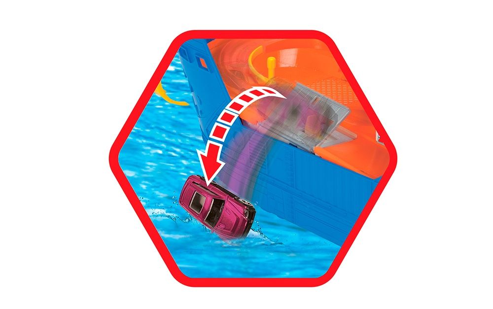 Bateau "Attaque de requin"( 41,5 cm)