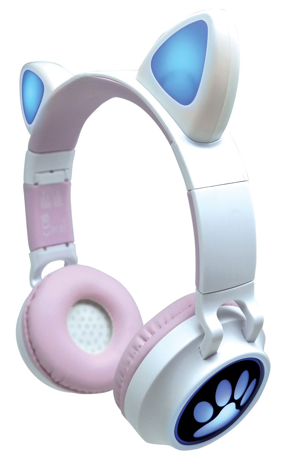 Casque sans fil rechargeable lumineux - Oreilles de chat