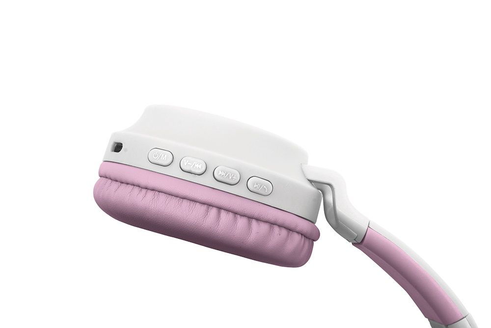 Casque sans fil rechargeable lumineux - Oreilles de chat