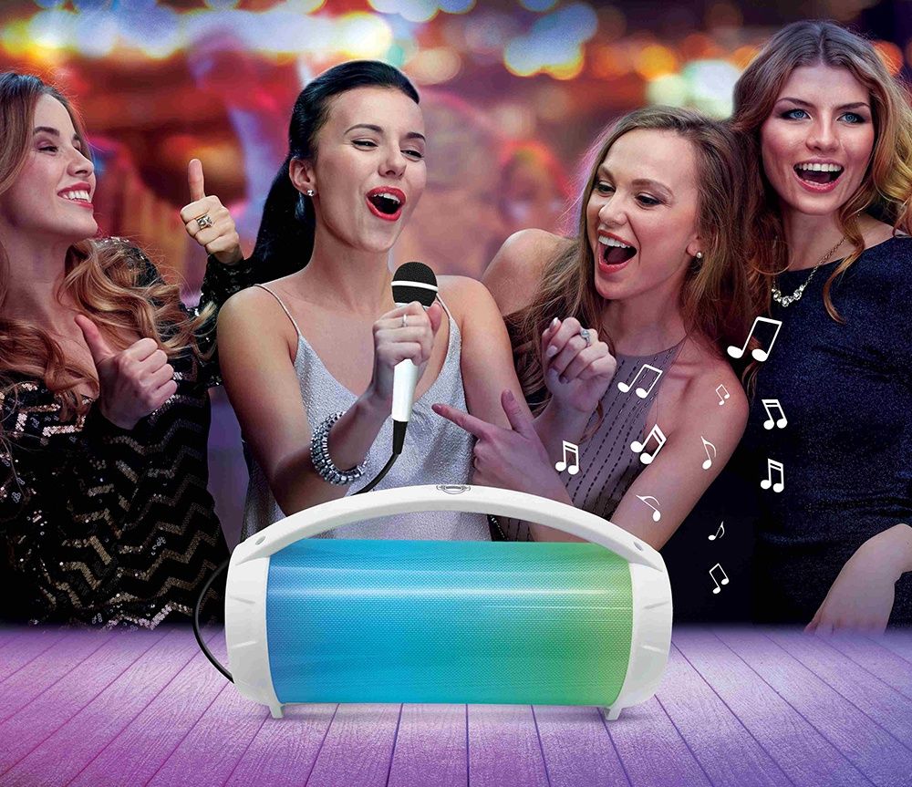 Enceinte Bluetooth portable lumineuse avec micro iParty