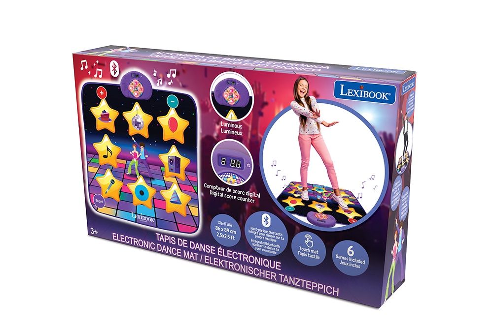 Tapis de danse électronique bluetooth et lumineux