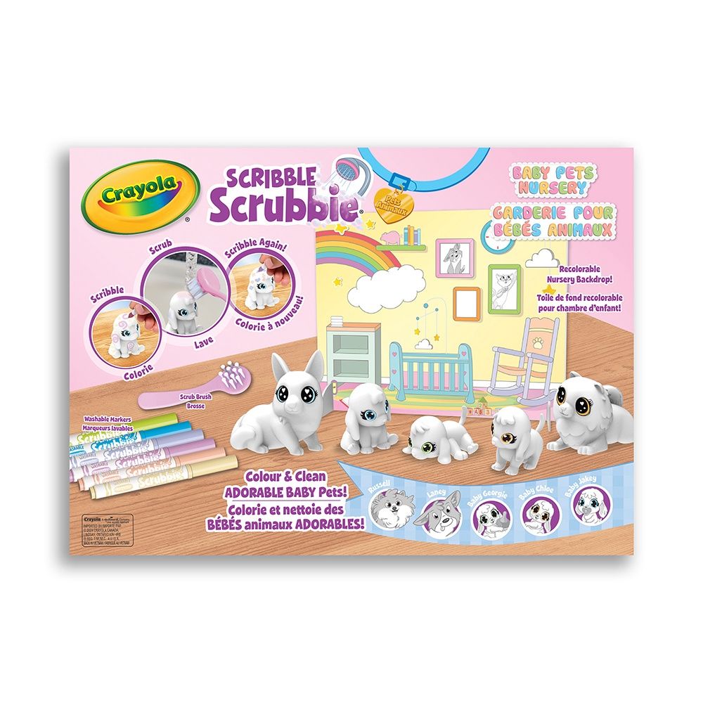 Scribble Scrubbie / Pouponière de bébés animaux