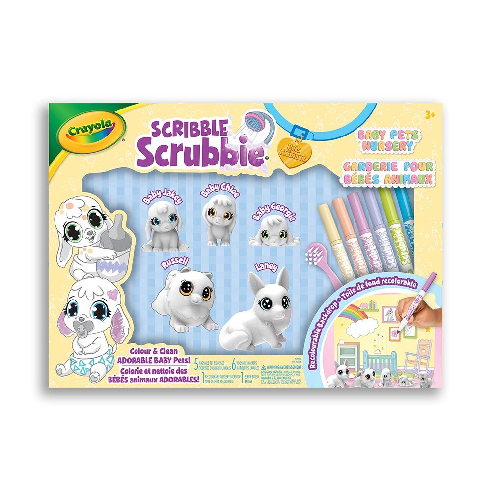 Scribble Scrubbie / Pouponière de bébés animaux