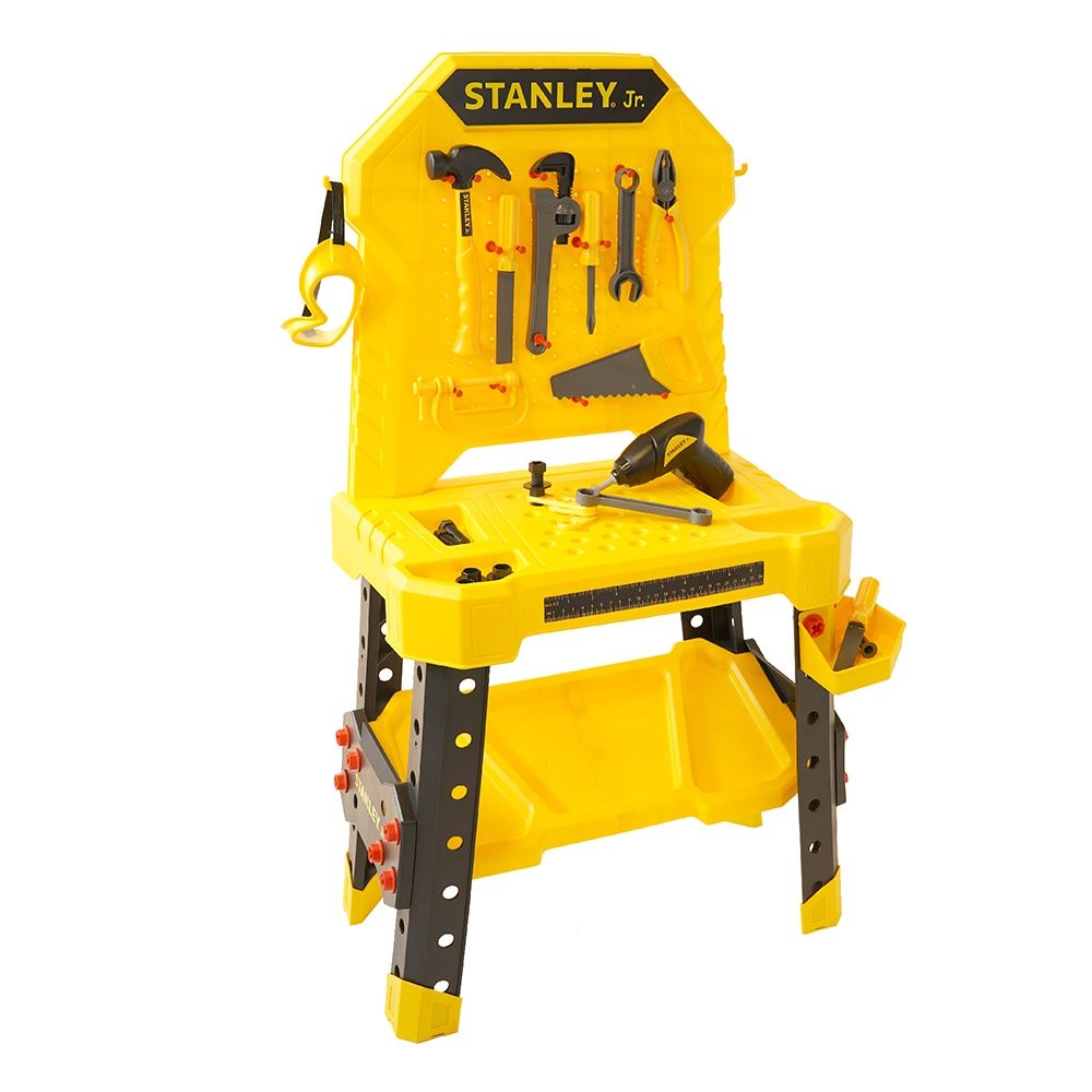 Établi de construction avec mini perceuse &amp; outils