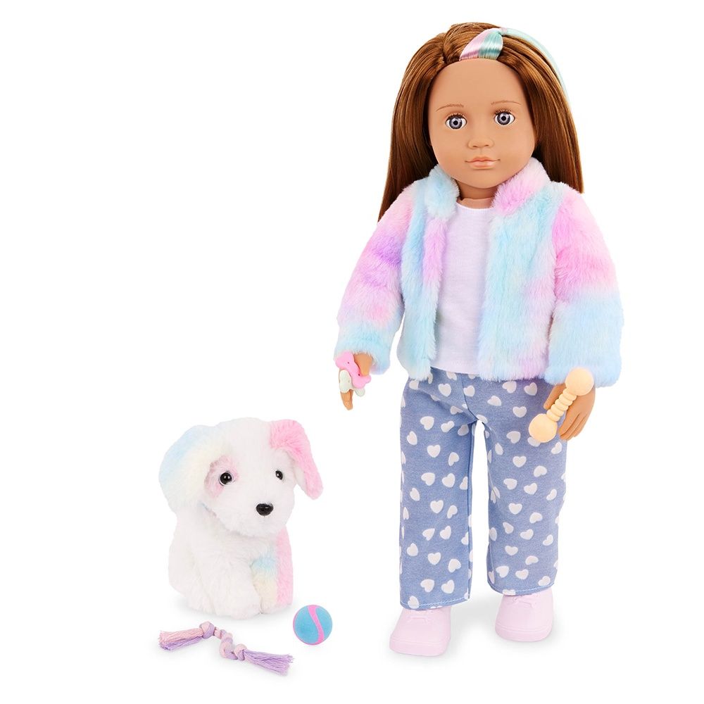 Poupée &amp; animal OG - Skylar (46 cm) &amp; Bow