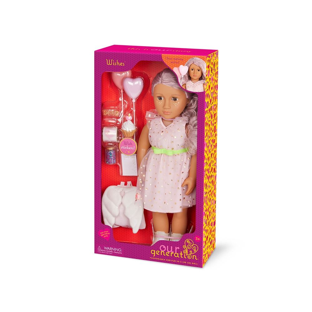 Poupée OG de luxe - &quot;Wishes birthday&quot; Voeux d&#39;anniversaire (46 cm)