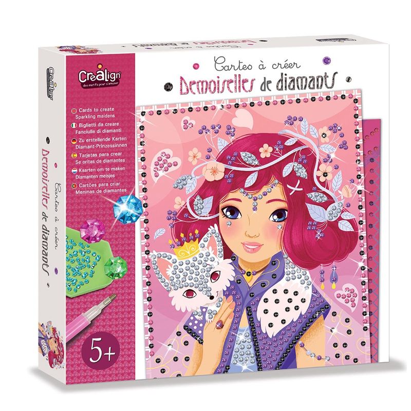 Cartes à créer en diamants / Demoiselles