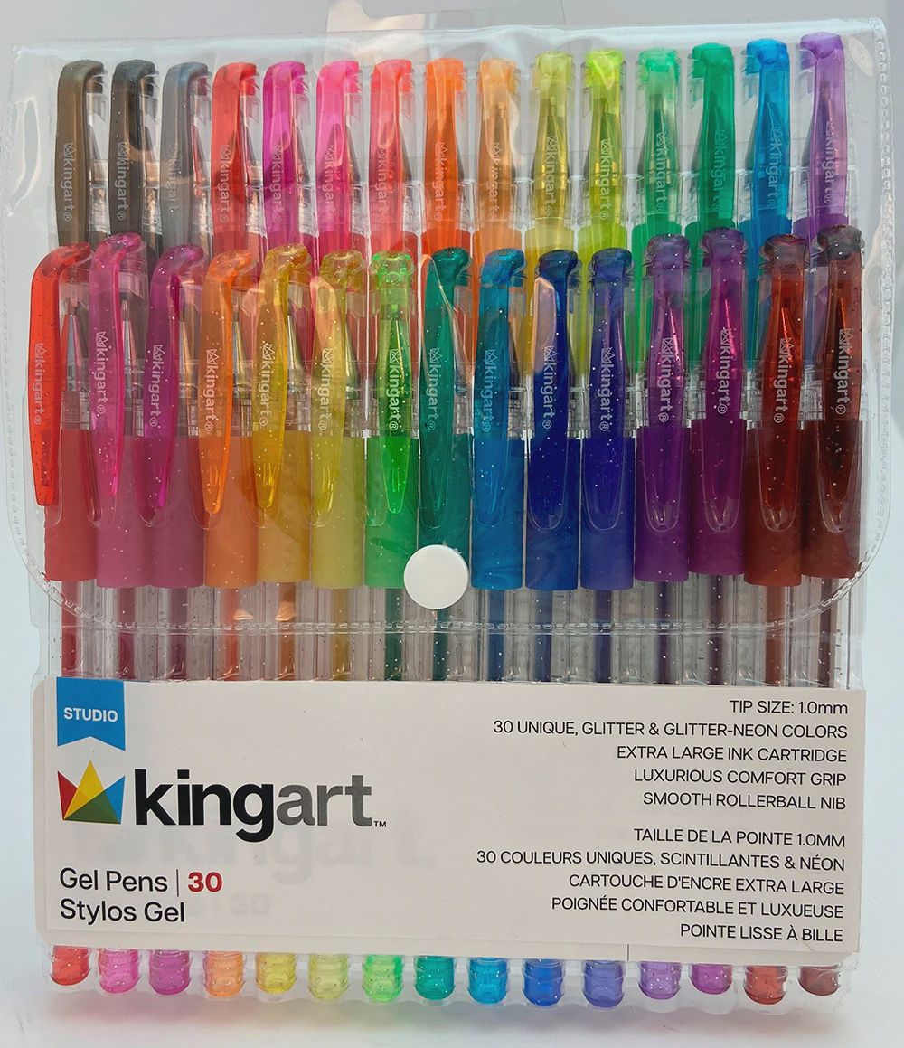 Stylos Gel Scintillant - 30 Couleurs
