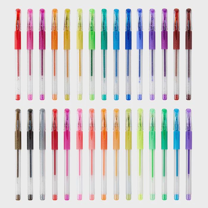 Stylos Gel Scintillant - 30 Couleurs