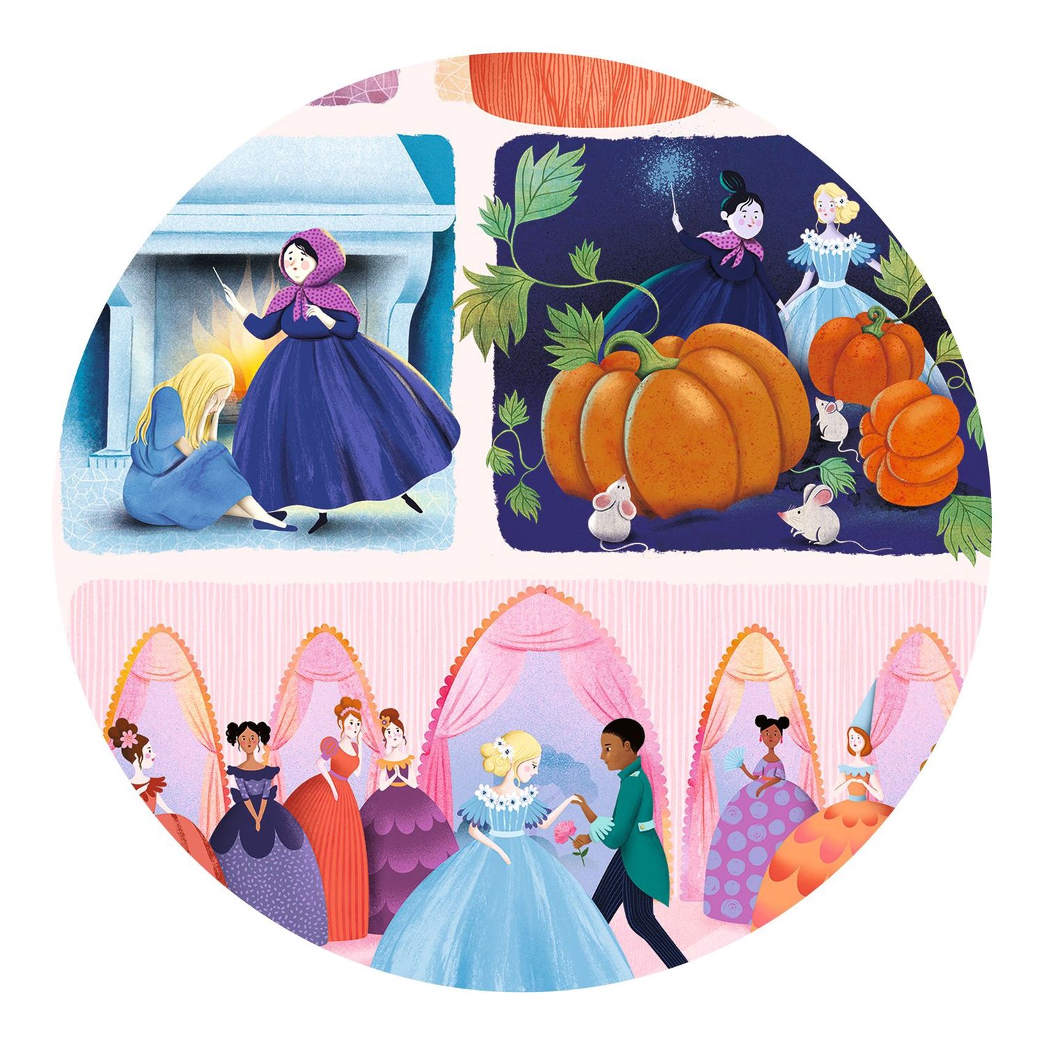 C.T. - Puzzle Histoire / Cendrillon (54 mcx)